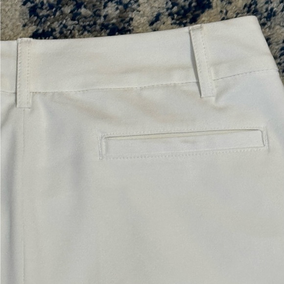 Lilly Pulitzer Luxletic White Golf Skort Skirt Size 14 Gold Button Detail - Picture 6 of 8